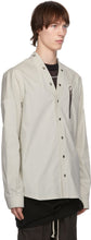 Rick Owens Off-White Snap Button Shirt