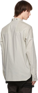 Rick Owens Off-White Snap Button Shirt