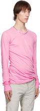 Rick Owens Pink Basic Long Sleeve T-Shirt