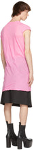 Rick Owens Pink Dylan Cap Sleeve T-Shirt