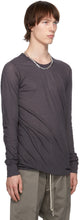 Rick Owens Purple Basic Long Sleeve T-Shirt