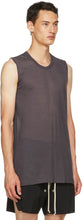 Rick Owens Purple Basic Tank Top