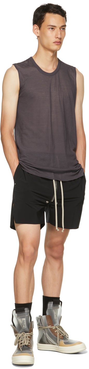 Rick Owens Purple Basic Tank Top