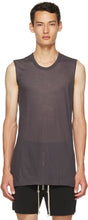 Rick Owens Purple Basic Tank Top - Rick Owens Purple Basic Débardeur - Rick Owens 보라색 기본 탱크 탑입니다