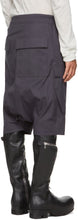 Rick Owens Purple Cargo Pods Shorts
