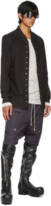 Rick Owens Purple Cargo Pods Shorts