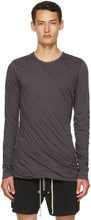 Rick Owens Purple Double Crewneck T-Shirt - T-shirt Rick Owens Double Crewneck pourpre - Rick Owens 보라색 더블 크루 넥 티셔츠
