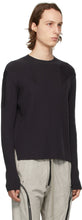 Rick Owens Purple Fisherman Biker Sweater