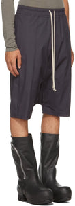 Rick Owens Purple Forever Rick's Pods Shorts