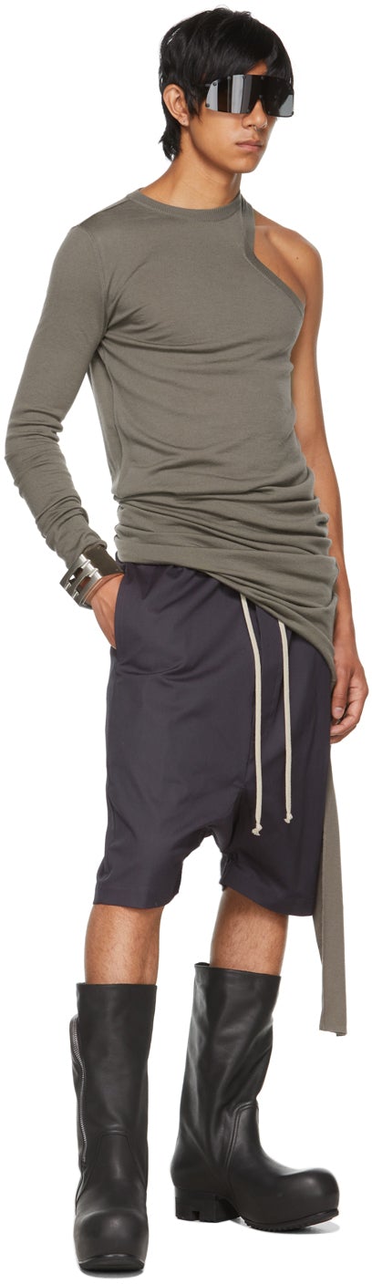 Rick Owens Purple Forever Rick's Pods Shorts