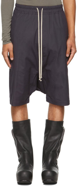 Rick Owens Purple Forever Rick's Pods Shorts - Rick Owens Purple Forever Tever Rick's Pods Shorts - Rick Owens 보라색 영원히 릭의 포드 반바지