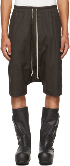 Rick Owens SSENSE Exclusive Brown Forever Rick's Pods Shorts - Rick Owens Ssense Ssense exclusif Brown Forever Rick's Pods's Short - Rick Owens Ssense 독점적 인 갈색 영원히 릭의 포드 반바지