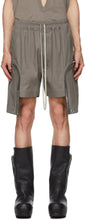 Rick Owens Taupe Bauhaus Boxer Shorts - Short boxeur Bauhaus de Rick Owens Taupe Bauhaus - Rick Owens Taupe Bauhaus 복서 반바지