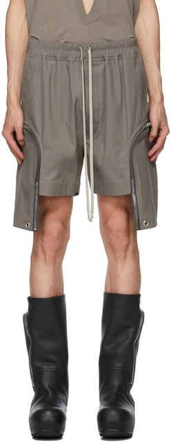 Rick Owens Taupe Bauhaus Boxer Shorts - Short boxeur Bauhaus de Rick Owens Taupe Bauhaus - Rick Owens Taupe Bauhaus 복서 반바지
