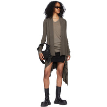 Rick Owens Taupe Cotton Unstable Long Sleeve T-Shirt