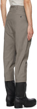 Rick Owens Taupe Cropped Astaire Trousers