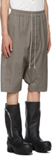 Rick Owens Taupe Forever Rick's Pods Shorts