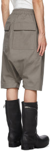 Rick Owens Taupe Forever Rick's Pods Shorts