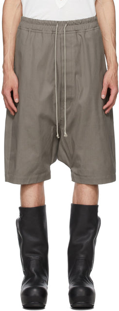 Rick Owens Taupe Forever Rick's Pods Shorts - Short de Rick Owens Taupe Tauuche pour toujours Rick - Rick Owens Taupe 영원히 릭의 포드 반바지
