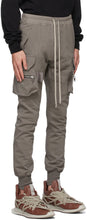 Rick Owens Taupe Jersey Mastodon Cargo Pants