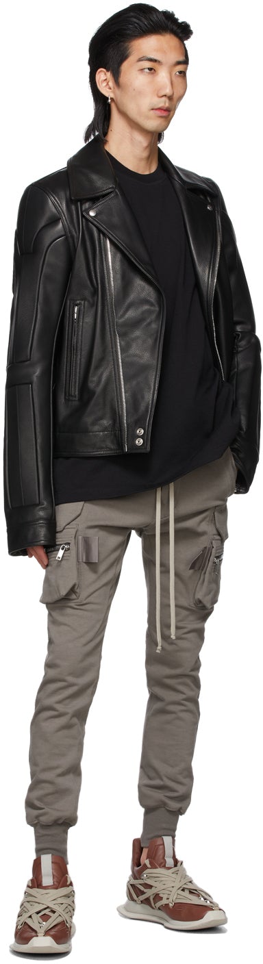 Rick Owens Taupe Jersey Mastodon Cargo Pants