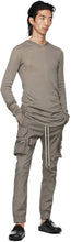 Rick Owens Taupe Mastodon Cargo Pants