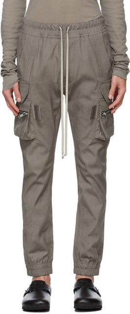 Rick Owens Taupe Mastodon Cargo Pants - Pantalon de cargaison Rick Owens Taupe Taupe Mastodon - 릭 오웬스 Taupe mastodon화물 바지