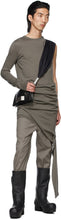 Rick Owens Taupe Wool Banana Top