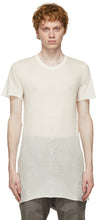 Rick Owens White Basic T-Shirt - T-shirt de base blanc de Rick Owens - Rick Owens 화이트 기본 티셔츠