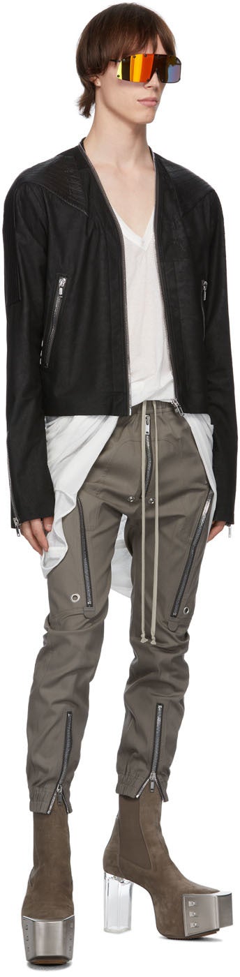 Rick Owens White Double Dylan T-Shirt