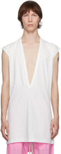 Rick Owens White Dylan T-Shirt - T-shirt Rick Owens White Dylan - Rick Owens 화이트 딜란 티셔츠