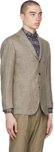 Ring Jacket Brown E. Thomas Edition Wool Check Blazer