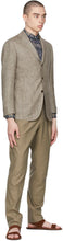 Ring Jacket Khaki High-Rise Twist Trousers