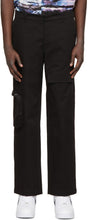 Rochambeau Black Carpenter Cargo Pants - Pantalon de charpentin de charpentier noir rochambeau - Rochambeau 블랙 카펜터화물 바지