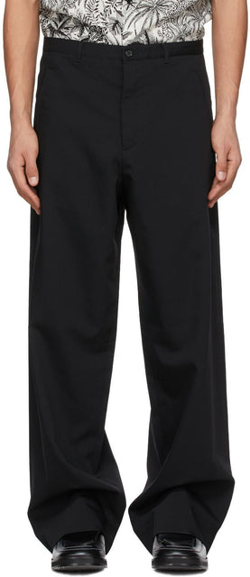 Rochas Homme Black Rodrigo Trousers - Pantalon Noir Rodrigo Noir Rochas Homme - Rochas Homme Black Rodrigo 바지