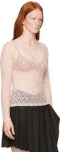 Rokh Pink Lace Long Sleeve T-Shirt