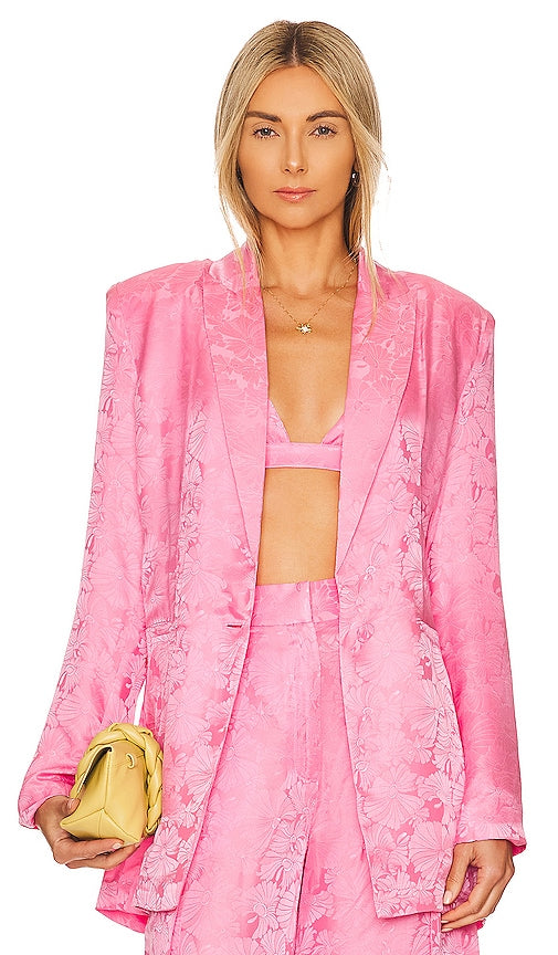 Ronny Kobo Maxis Blazer in Pink Ronny Kobo Maxis Blazer en rose Ronny Kobo Maxis Blazer粉红色