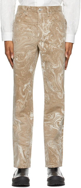 SÃ©fr Beige Sin Trousers - Séfr Beige Sin Pantalons - sÃ © fr beige sin 바지