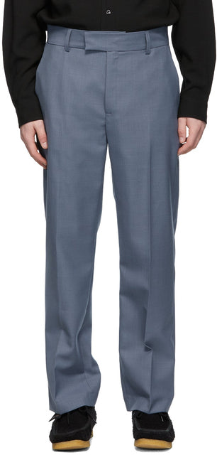 SÃ©fr Blue Mike Suit Trousers - Pantalon de costume Mike Séfr bleu - SÃ © fr 블루 마이크 슈트 바지