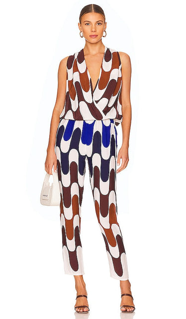 SILVIA TCHERASSI Neptuno Jumpsuit in Ivory Silvia Tcherassi Neptuno Jumpsuit en ivoire Silvia Tcherassi Neptuno连身裤穿着象牙
