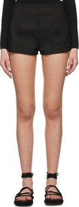 SIR. Black Andre Paneled Shorts - MONSIEUR. Short lambris noir Andre - 선생님. 블랙 앤드 패널 반바지