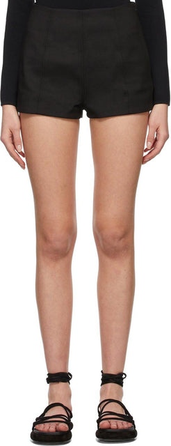 SIR. Black Andre Paneled Shorts - MONSIEUR. Short lambris noir Andre - 선생님. 블랙 앤드 패널 반바지