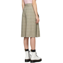 SJYP Beige Check Culotte Shorts
