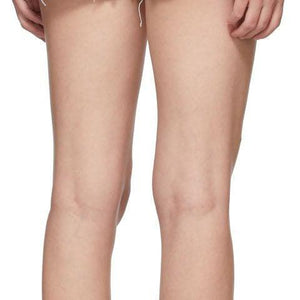 SJYP Blue Denim Layered Sewn Shorts