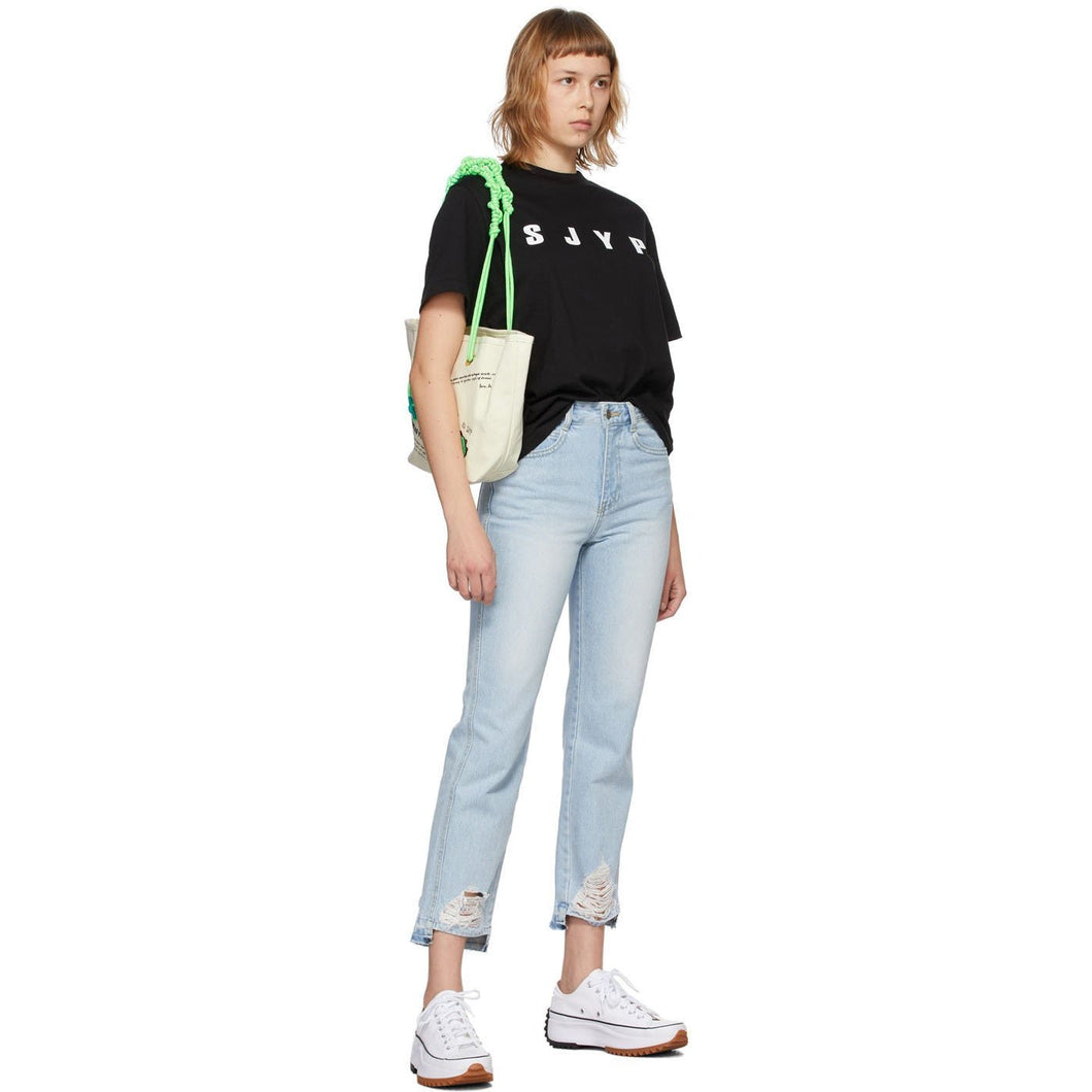 SJYP Blue Sideline Jeans