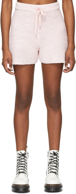 SJYP Pink Knit Shorts - Short en tricot rose SJYP - Sjyp 핑크 니트 반바지