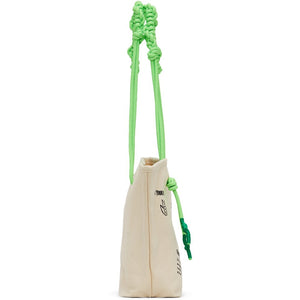 Off-White White Canvas Backpack, $445, SSENSE