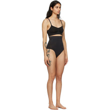 SKIMS Black Contour Bonded High Waisted Thong