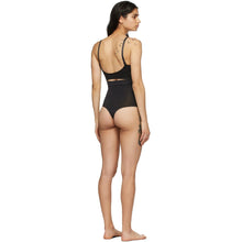 SKIMS Black Contour Bonded High Waisted Thong