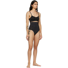 SKIMS Black Contour Bonded High Waisted Thong